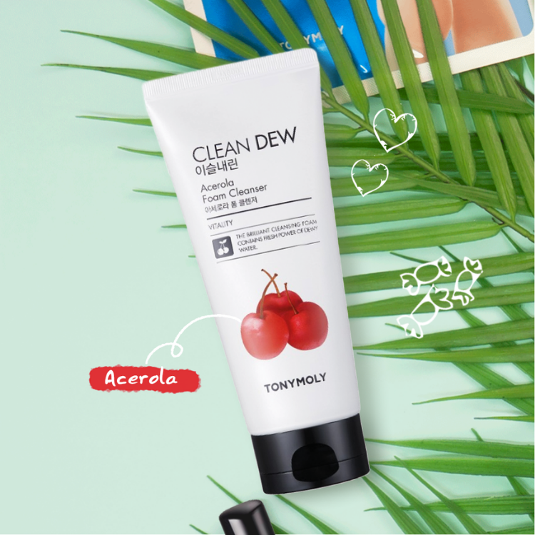 Espuma limpiadora de acerola Clean Dew