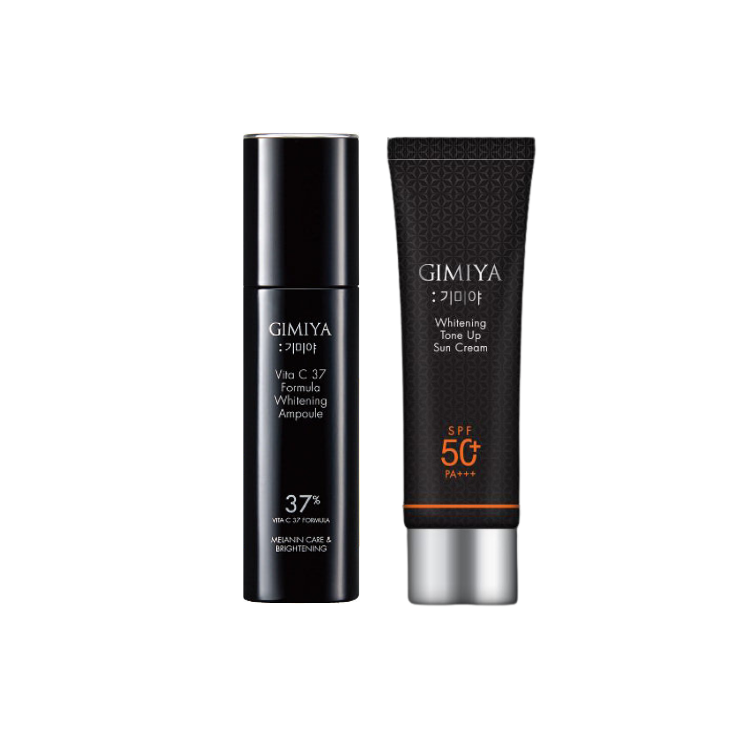 Suero aclarante anti-melasma + bloqueador solar Gimiya Whitening