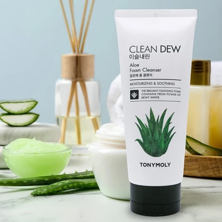Espuma limpiadora de áloe Clean Dew