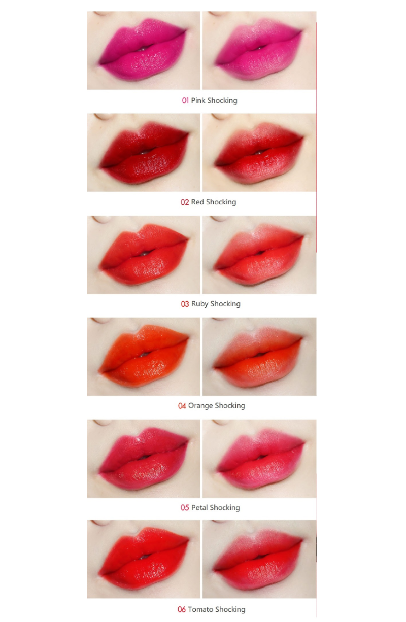 Tinta para labios 02 Red - Shocking