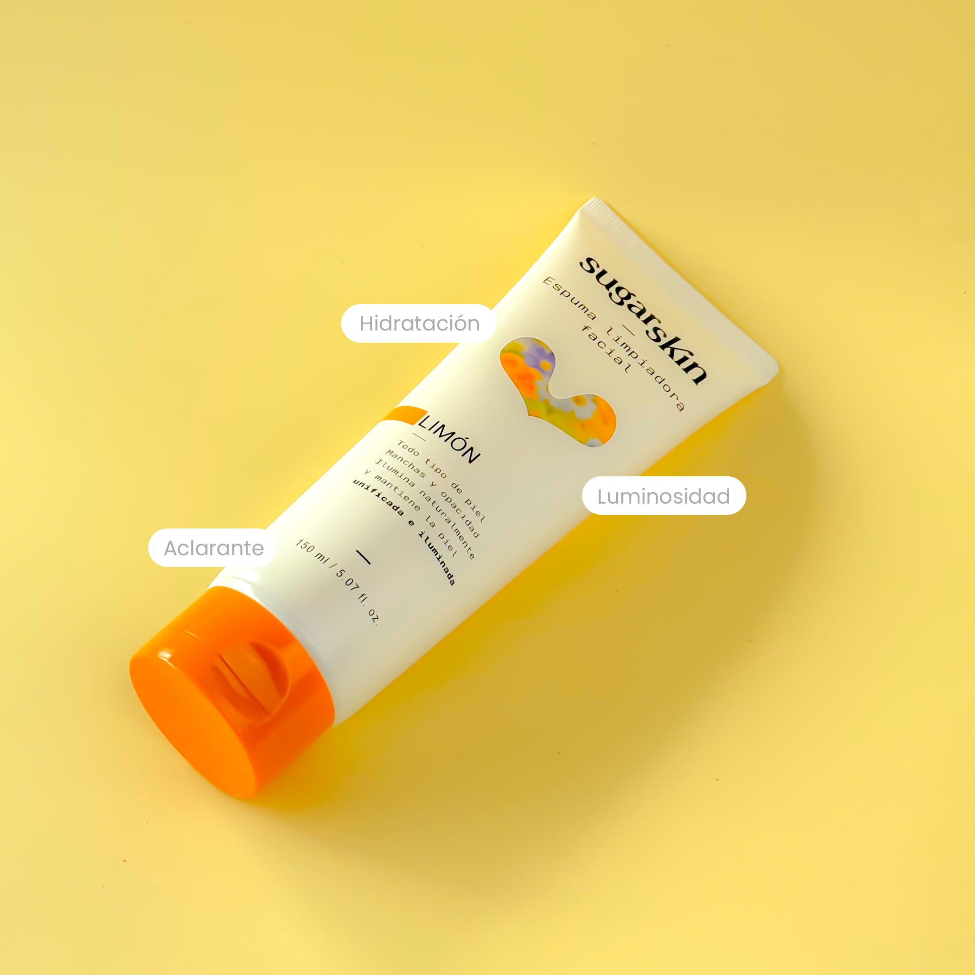 Espuma limpiadora facial Limón - Sugar Skin