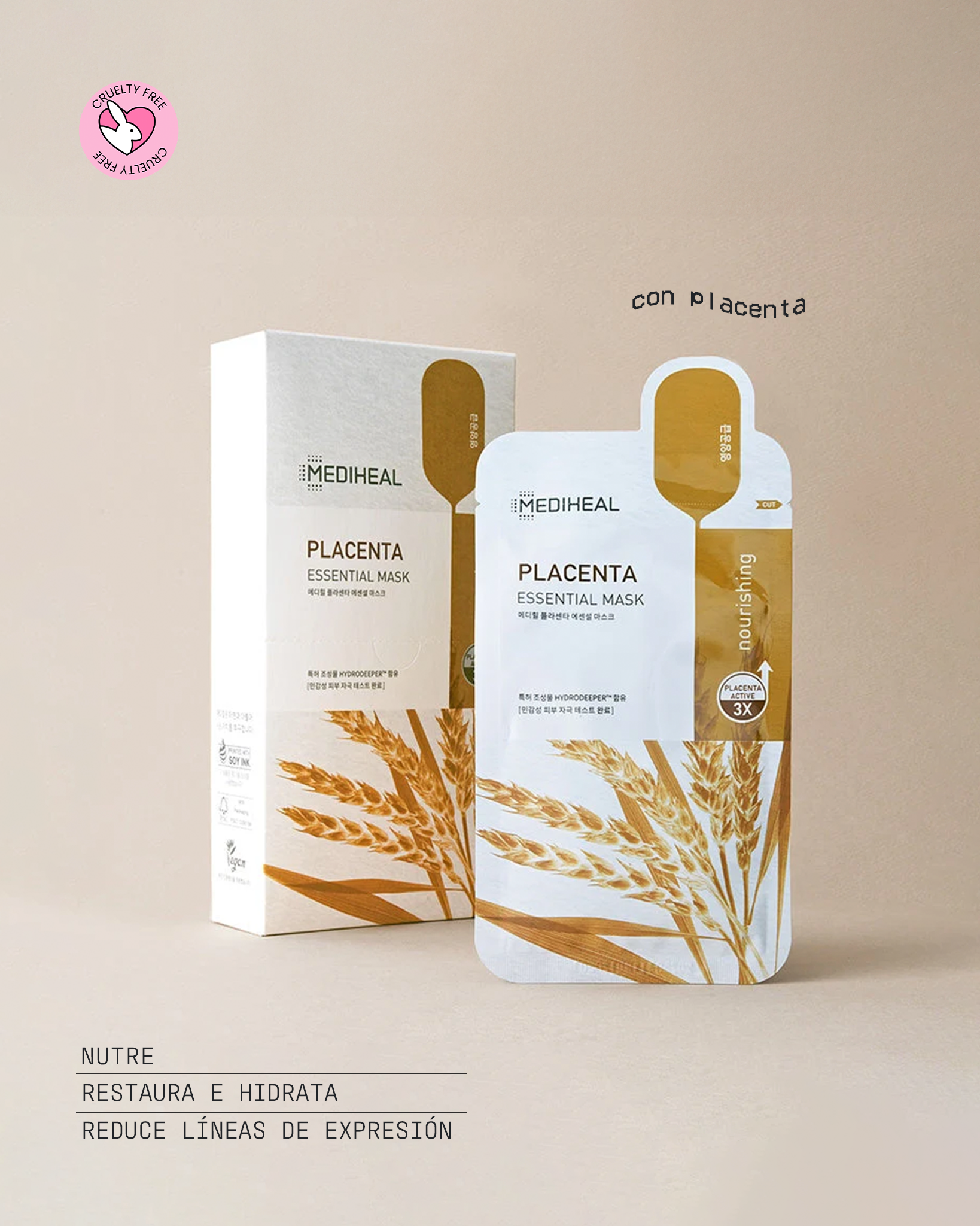 C Mediheal Placenta Essential Mask*10