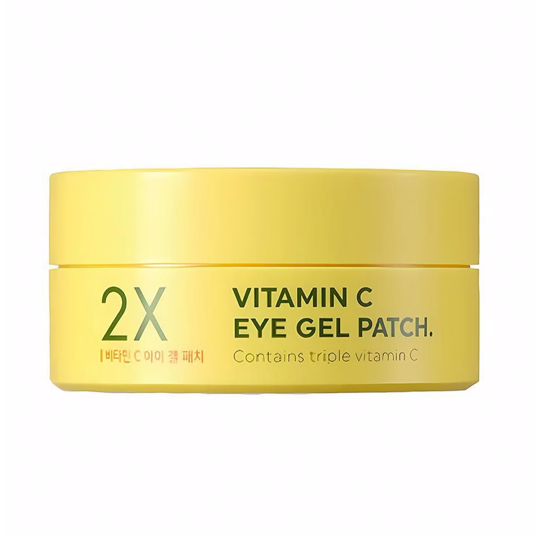 Parches de gel aclarantes y anti arrugas para ojos 2x Vitamina C