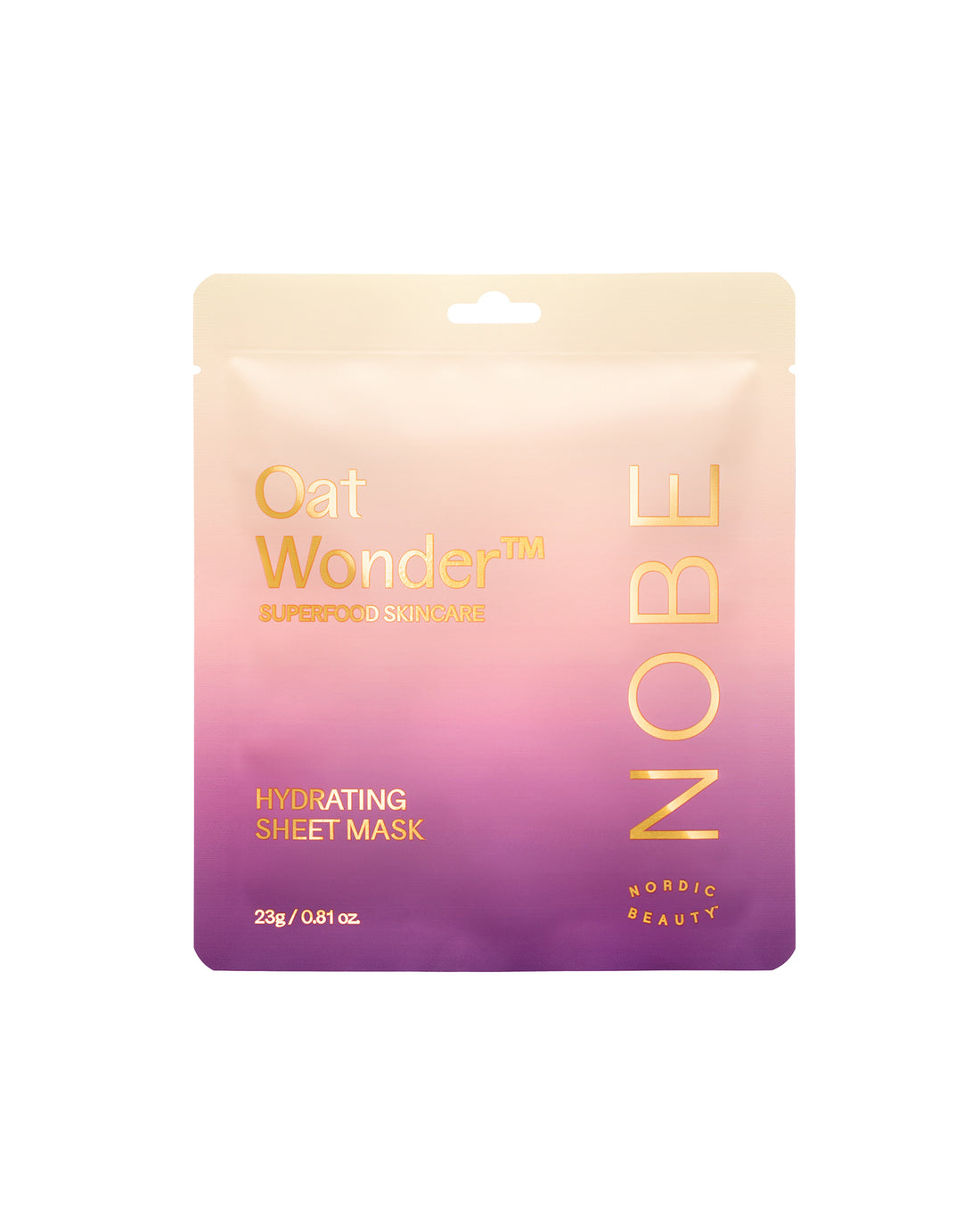 Mascarilla de Hoja Hidratante 1ud NOBE Oat Wonder