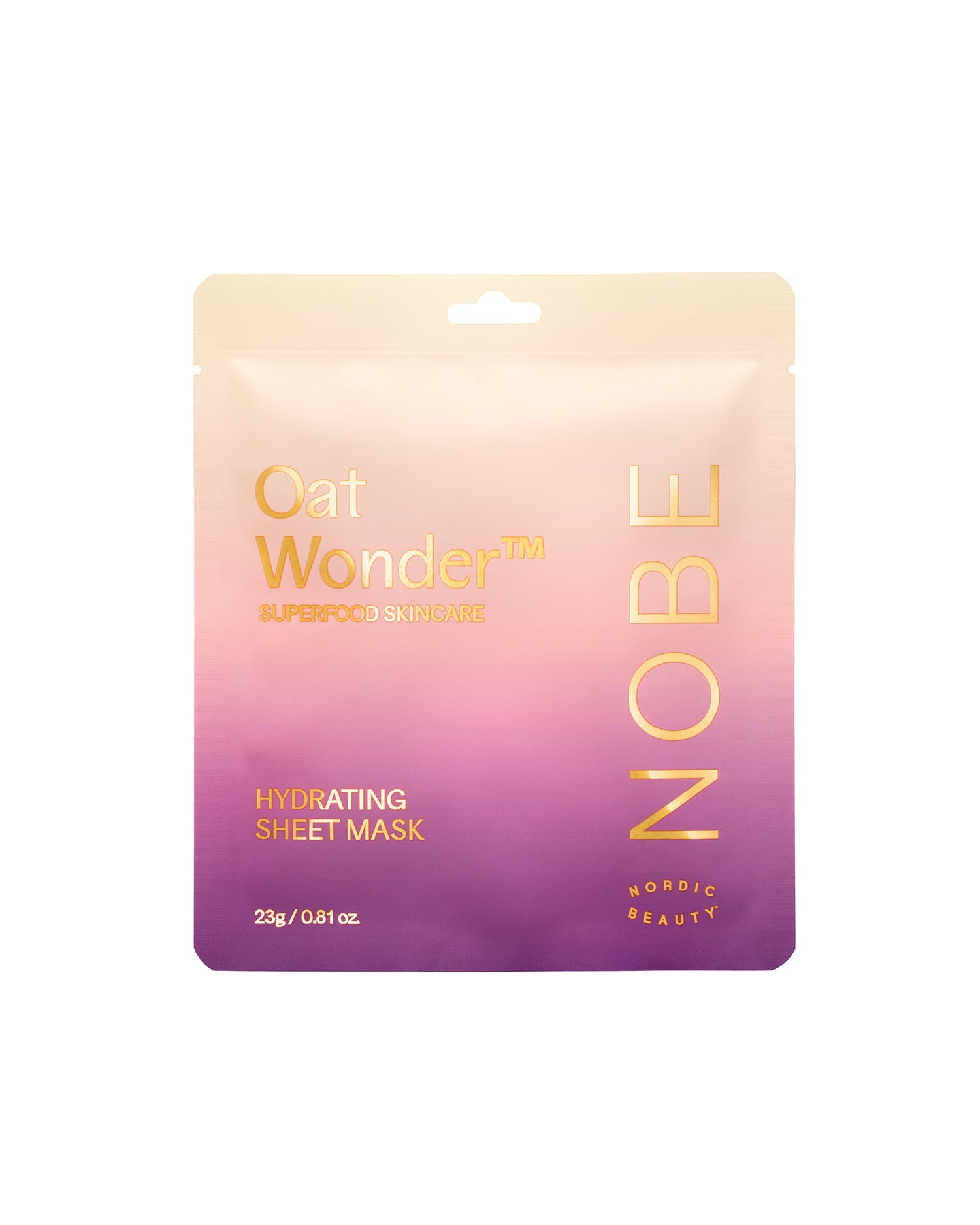 Mascarilla de Hoja Hidratante 1ud NOBE Oat Wonder