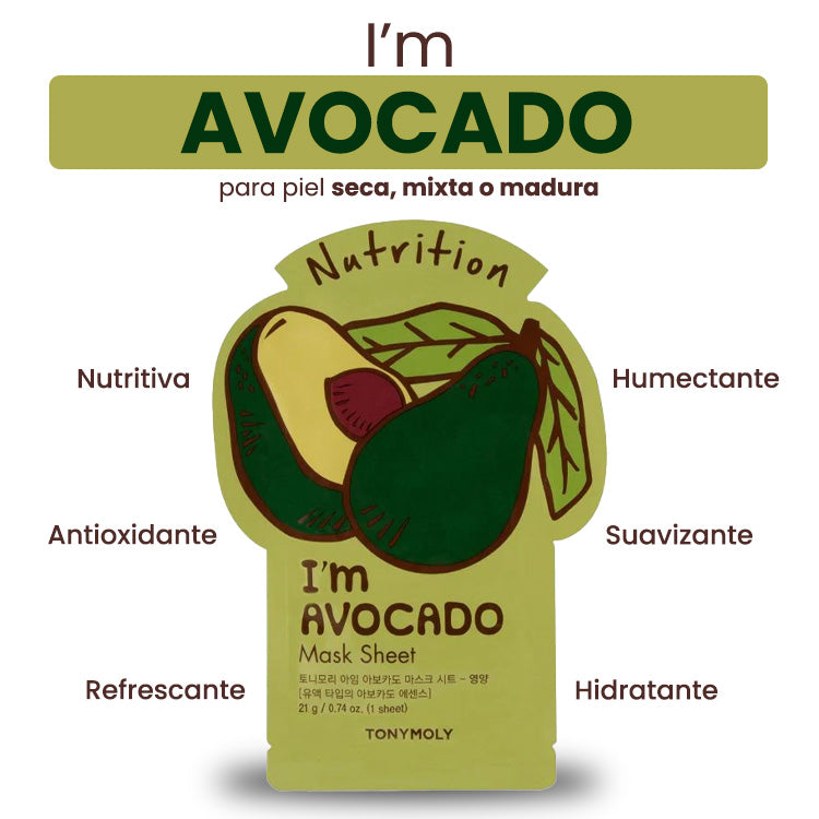 Mascarilla nutritiva de Aguacate - I&