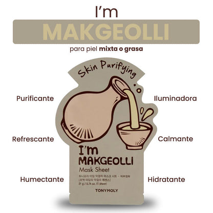 Mascarilla purificante de Makgeolli - I&