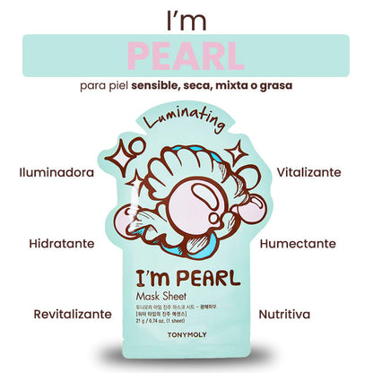 Mascarilla iluminadora de Perla - I&