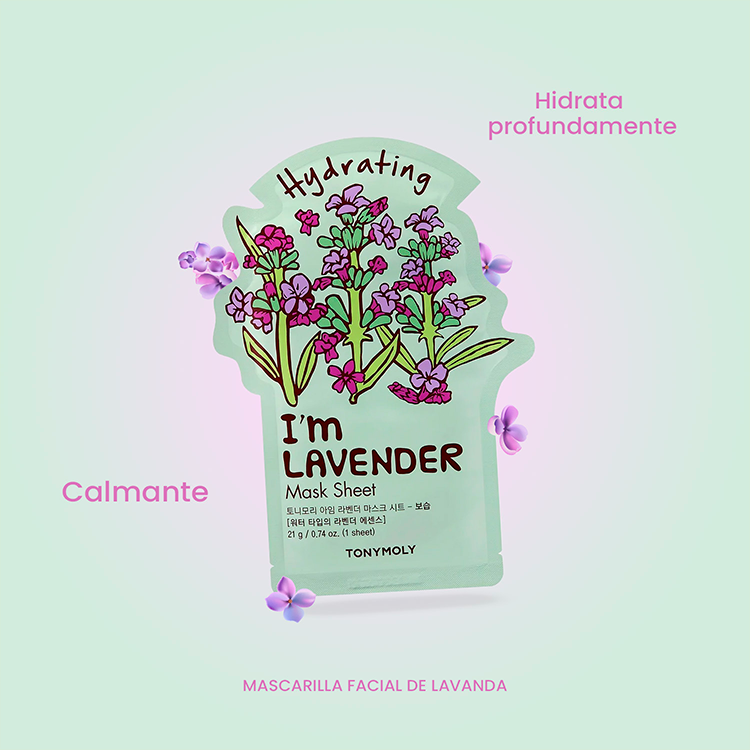 Mascarilla hidratante con Lavanda - I&