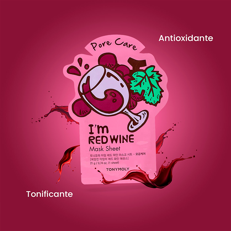 Mascarilla de Vino Tinto - I´m Red Wine