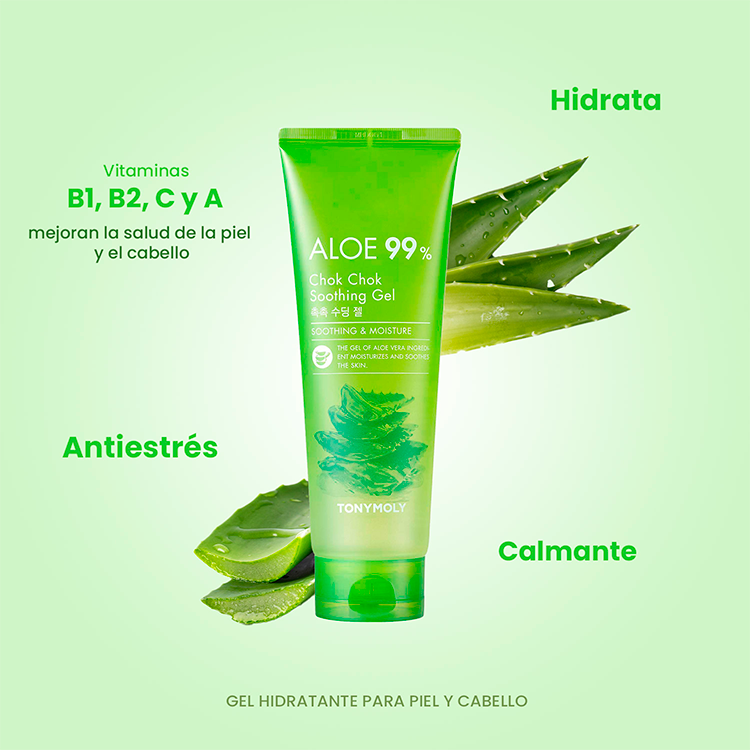 Gel hidratante de aloe 99% Chok Chok