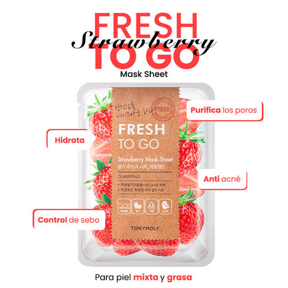 Mascarilla de fresa Fresh to go