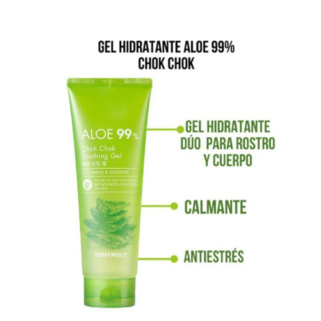 Gel hidratante de aloe 99% Chok Chok