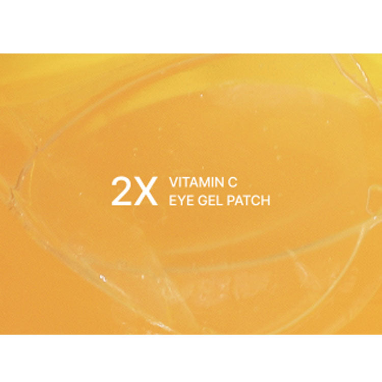 Parches de gel aclarantes y anti arrugas para ojos 2x Vitamina C