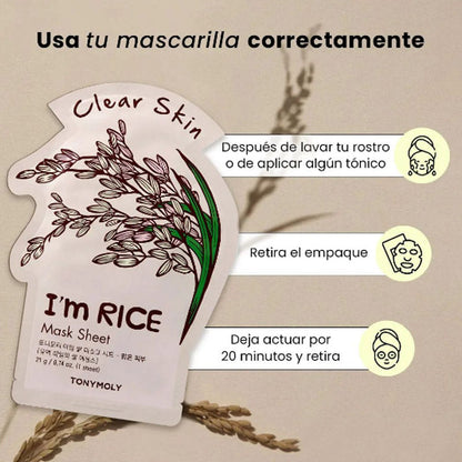 Mascarilla limpiadora de Arroz - I&