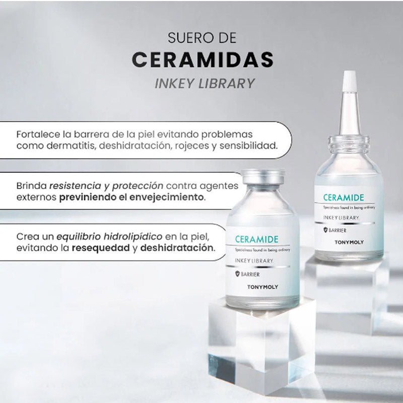 Suero de ceramidas anti-edad - Inkey Library