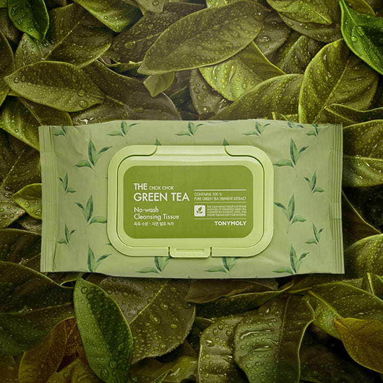 Toallitas desmaquillantes de té verde - Chok Chok